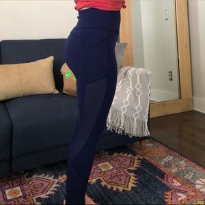 Lululemon Blue full length Leggings Sz 4
